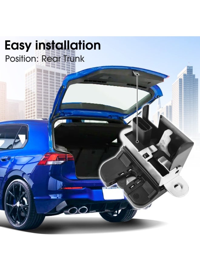 Rear Trunk Boot Lid Liftgate Lock Latch Fit for VW Volkswagen Golf GTI MK6 2009 2010 2011 2012 2013 5K0827505A US Warehouse - Image 4